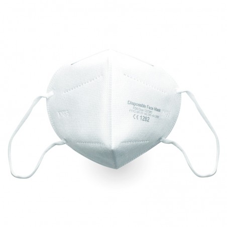 Masque de protection KN95 équivalent FFP2 col. Blanc - Carton de